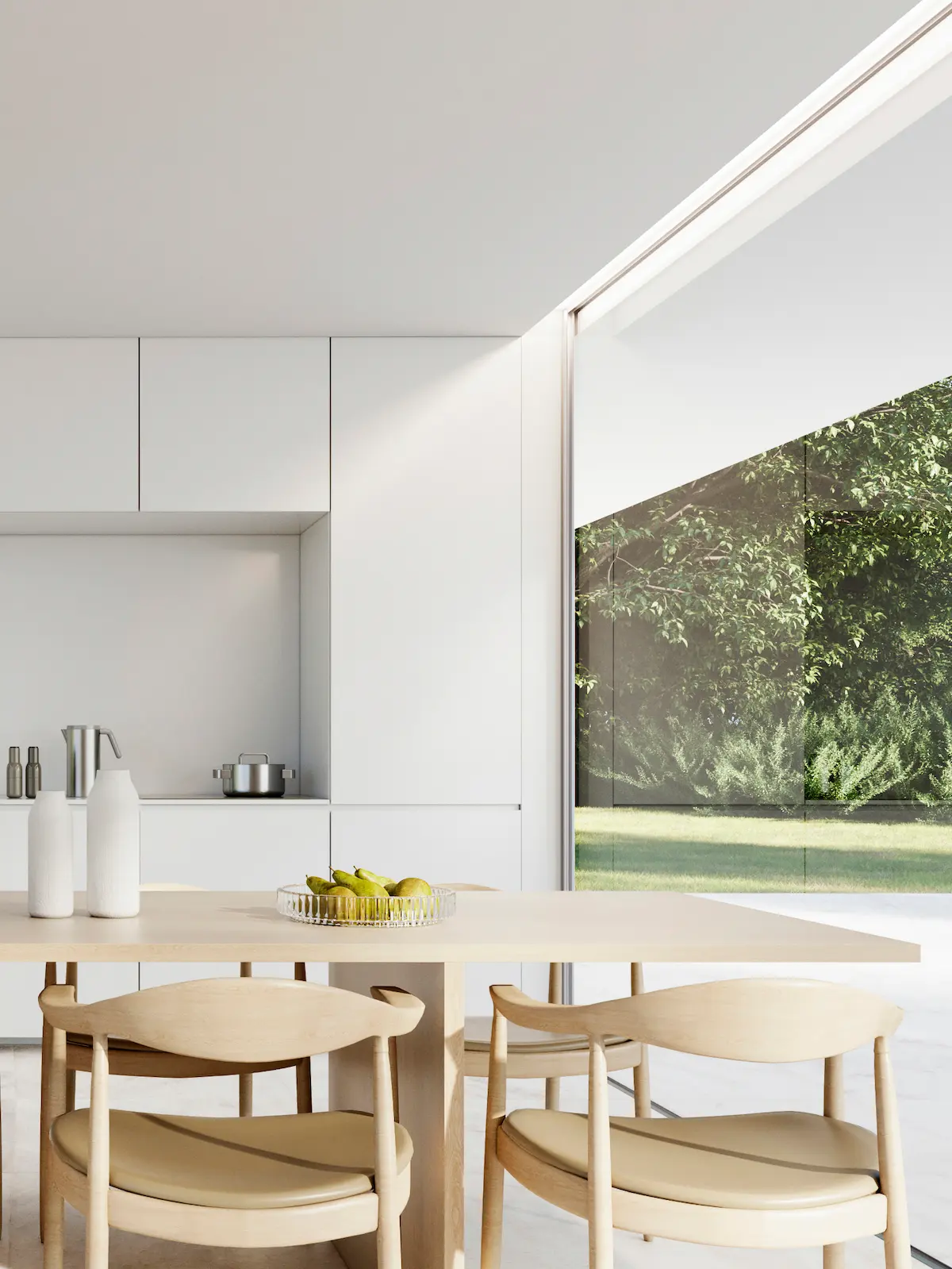 Cocina de Formentera 48 con diseño minimalista y acabados personalizables